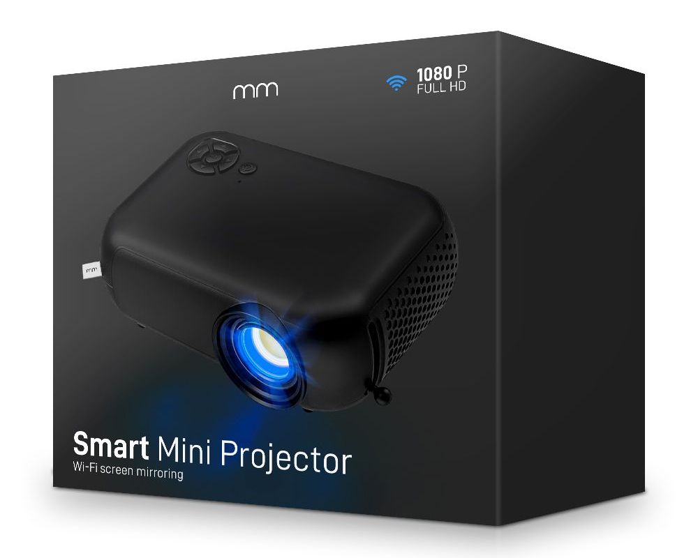 projektor kecil mini untuk telefon bimbit di dinding wifi hd led usb portable