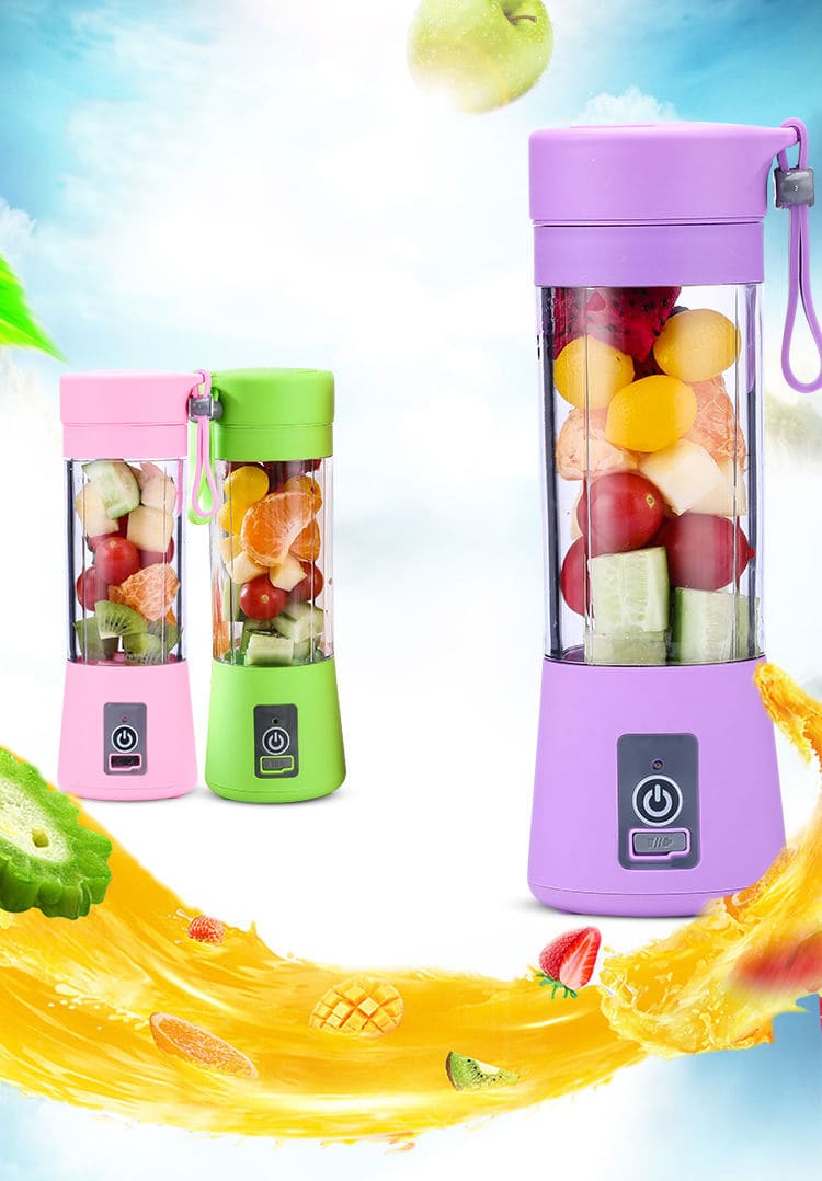 Pembuat smoothie dalam perjalanan pengadun usb berkuasa mini mudah alih