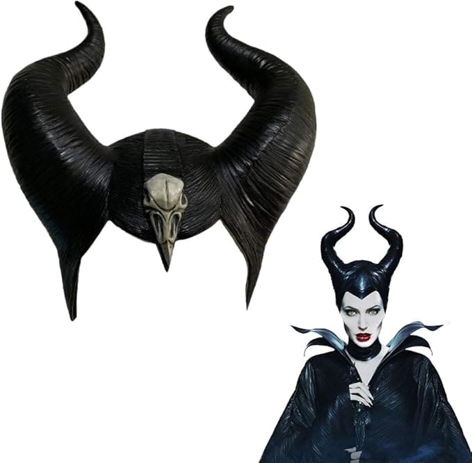 Topeng Halloween Maleficent untuk lelaki (kanak-kanak) atau dewasa