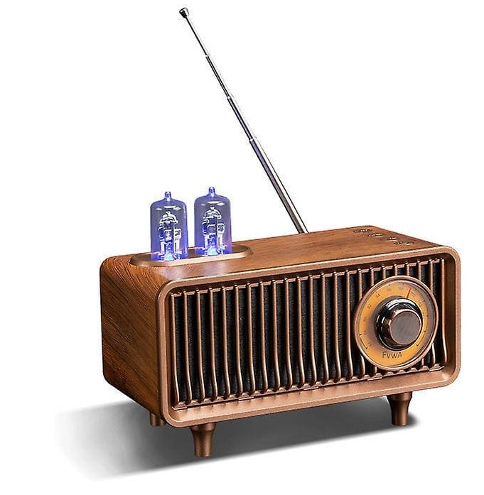 Radio bluetooth kayu vintaj retro