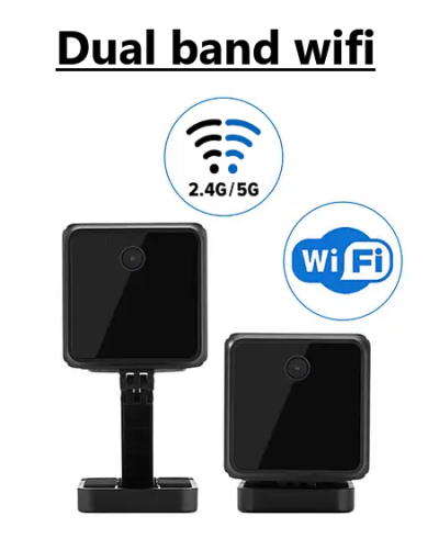 kamera dengan wifi dual band 2,4 atau 5 ghz mini security